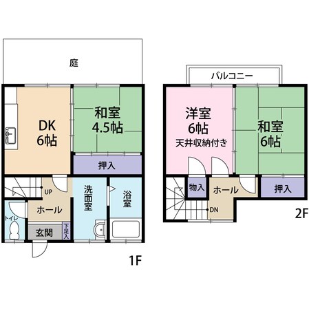 オリーブハイツの物件間取画像